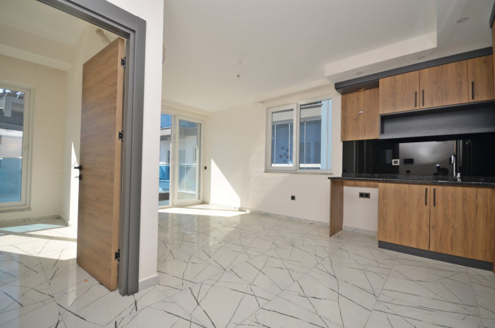 Квартира планировки 1+1, 46м2 в новом ЖК, район Оба - Ракурс 11