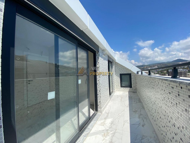 Дуплекс планировки 3+1, 125м2 с видом на море и горы, Каргыджак - Ракурс 14