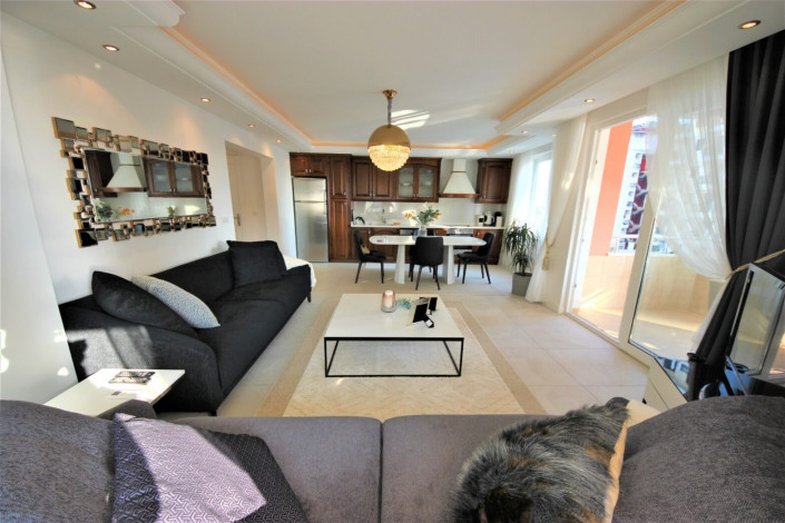 Меблированная квартира планировки 2+1, 155м2 с видом на море, район Махмутлар - Ракурс 3