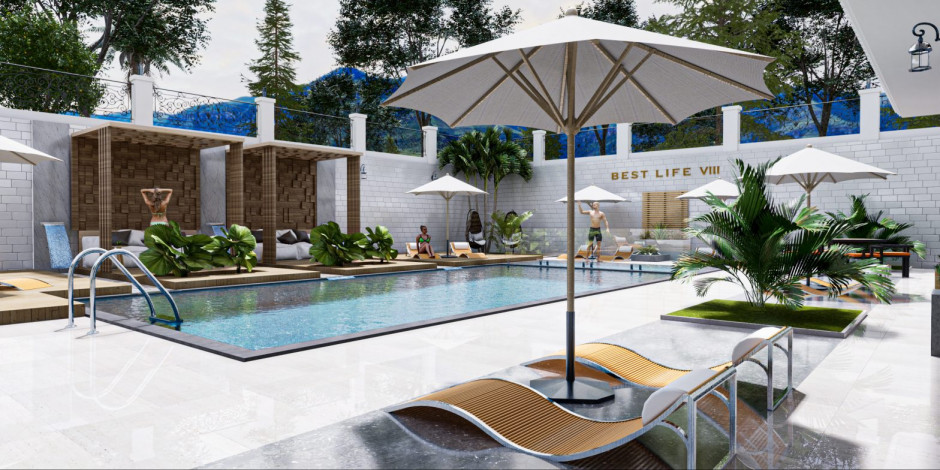 Инвестиционный проект в комплексе с шикарной инфраструктурой, Махмутлар, 700 м от моря. - Ракурс 2