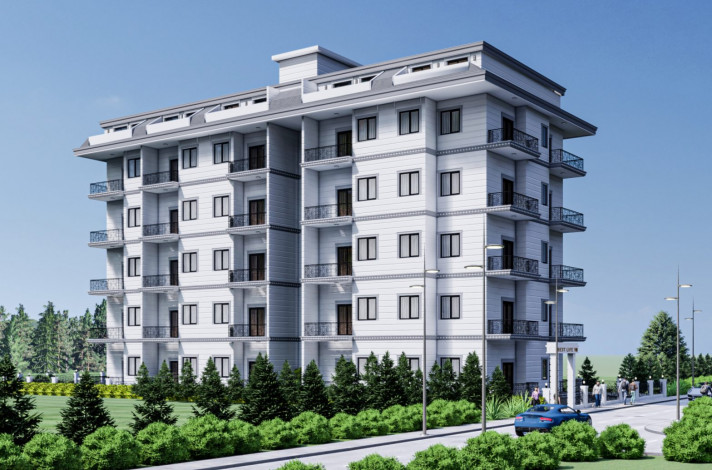 Инвестиционный проект в комплексе с шикарной инфраструктурой, Махмутлар, 700 м от моря. - Ракурс 6