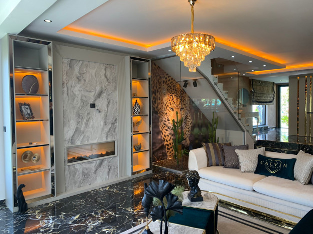 Роскошная вилла на первой береговой линии в районе Конаклы! 230м2 - Ракурс 8