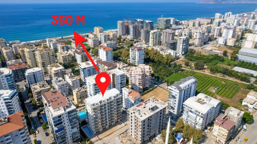 Апартаменты планировки 1+1, 60м2 в новом жилом комплексе, Махмутлар - Ракурс 0