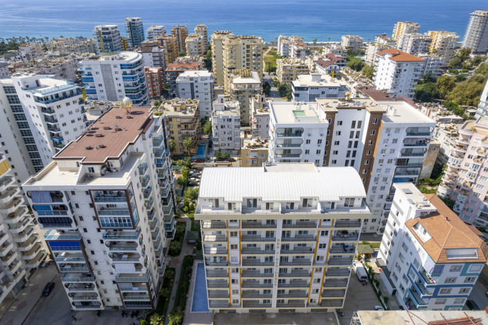 Апартаменты планировки 1+1, 60м2 в новом жилом комплексе, Махмутлар - Ракурс 13