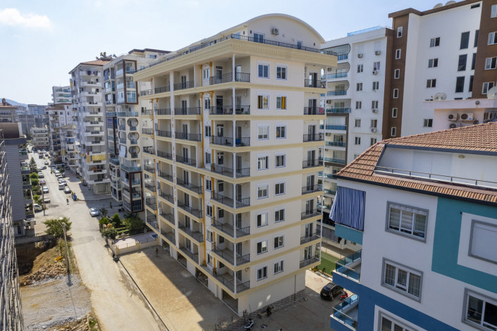 Апартаменты планировки 1+1, 60м2 в новом жилом комплексе, Махмутлар - Ракурс 16