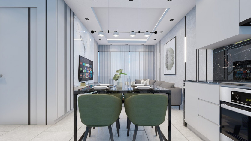 Новый инвестиционный проект в районе Махмутлар - Ракурс 12