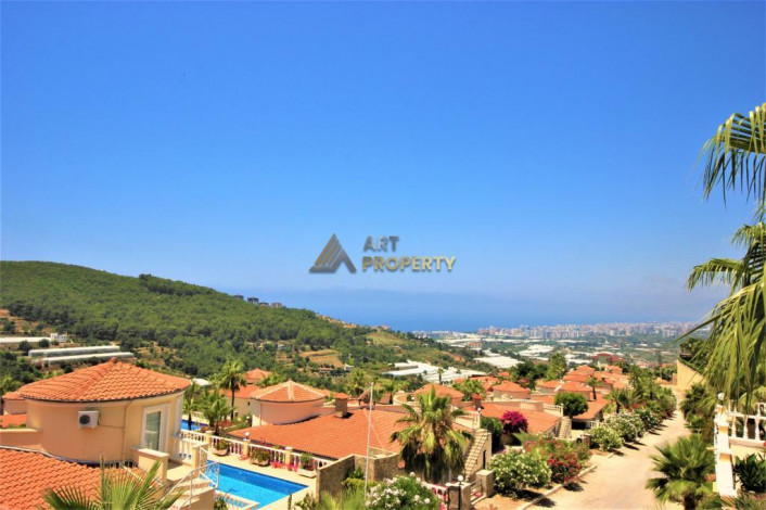 Просторная вилла с отдельным бассейном, в Каргыджаке, Алания, 250 м2. - Ракурс 17