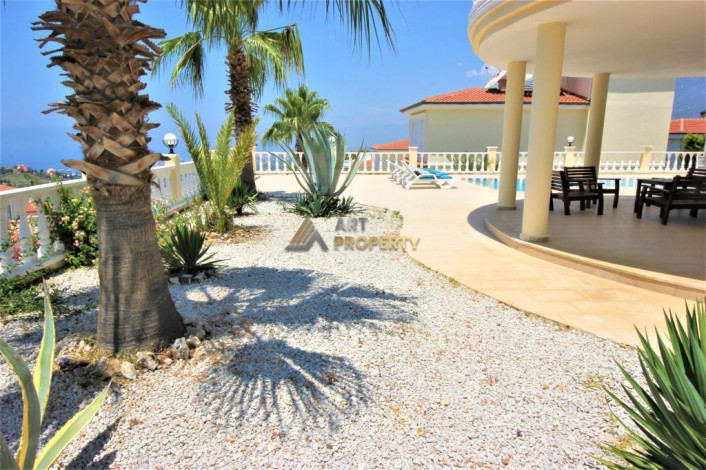 Просторная вилла с отдельным бассейном, в Каргыджаке, Алания, 250 м2. - Ракурс 21