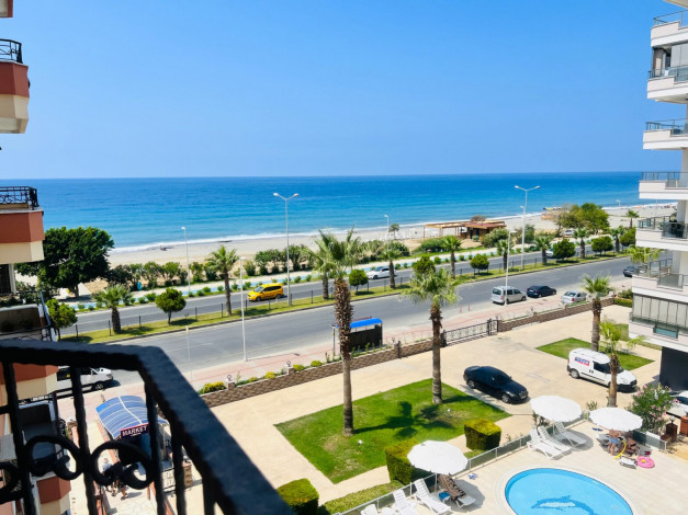 Апартаменты планировки 3+1 c видом на море и крепость, Махмутлар - Ракурс 3