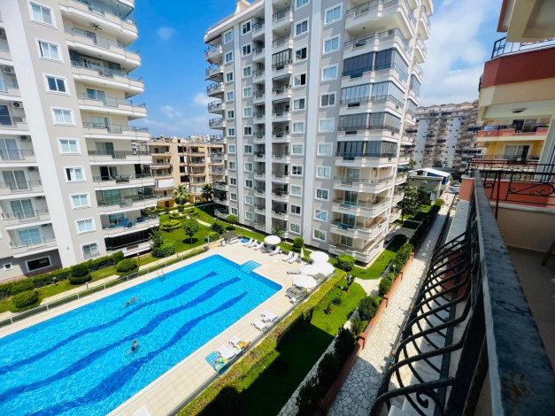 Апартаменты планировки 3+1 c видом на море и крепость, Махмутлар - Ракурс 5