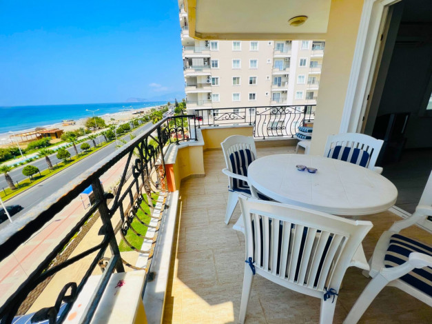 Апартаменты планировки 3+1 c видом на море и крепость, Махмутлар - Ракурс 7