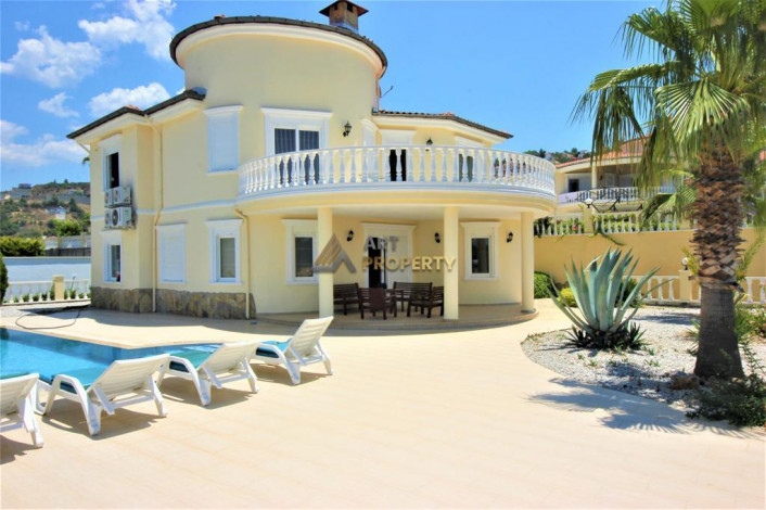 Просторная вилла с отдельным бассейном, в Каргыджаке, Алания, 250 м2. - Ракурс 28