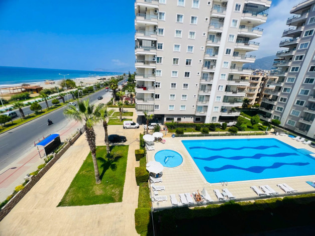 Апартаменты планировки 3+1 c видом на море и крепость, Махмутлар - Ракурс 14