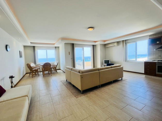 Апартаменты планировки 3+1 c видом на море и крепость, Махмутлар - Ракурс 24