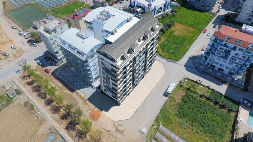 Новая квартира планировки 1+1, 60м2 в районе Махмутлар - Ракурс 23