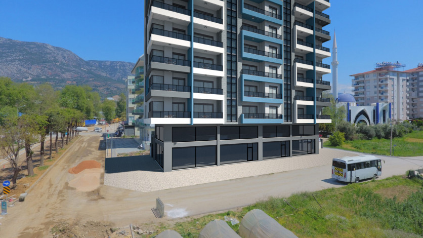 Новая квартира планировки 1+1, 60м2 в районе Махмутлар - Ракурс 25