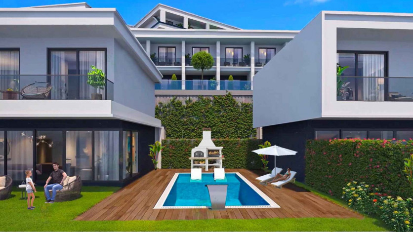 Элитный проект вилл в живописном престижном районе Каргыджак - Ракурс 7