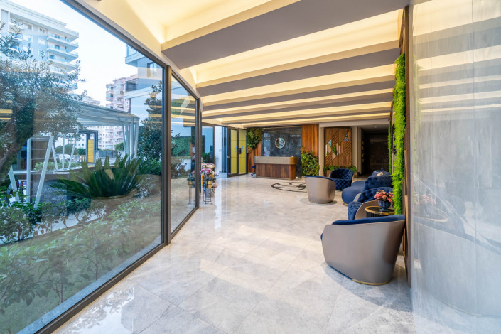 Квартира планировки 2+1, 95м2 в новом ЖК, район Махмутлар - Ракурс 24