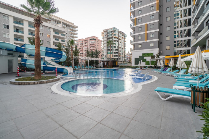 Квартира планировки 2+1, 95м2 в новом ЖК, район Махмутлар - Ракурс 47