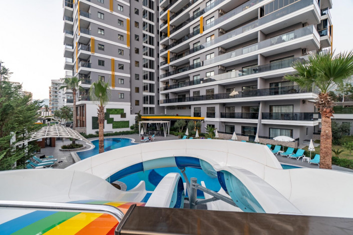 Квартира планировки 2+1, 95м2 в новом ЖК, район Махмутлар - Ракурс 48