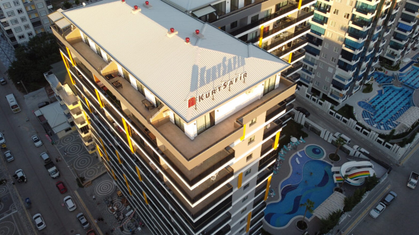 Квартира планировки 2+1, 95м2 в новом ЖК, район Махмутлар - Ракурс 53