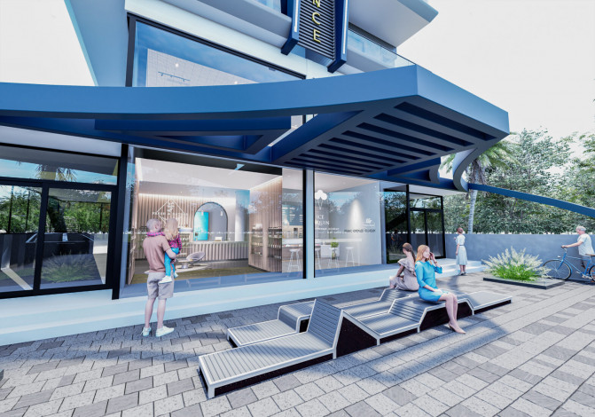 Новый проект с квартирами 1+1, 2+1 в районе Демирташ - Ракурс 6