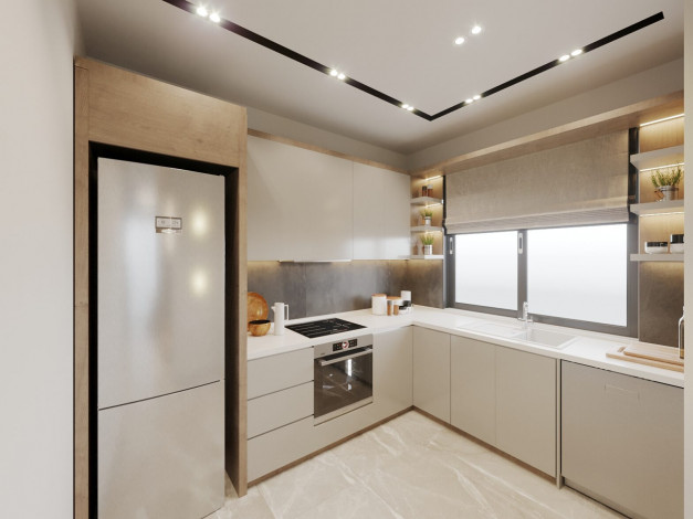 Новый проект с квартирами 1+1, 2+1 в районе Демирташ - Ракурс 16