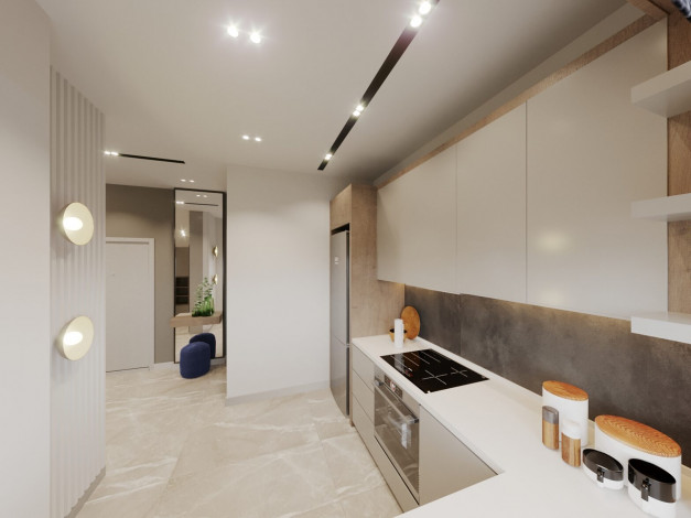 Новый проект с квартирами 1+1, 2+1 в районе Демирташ - Ракурс 17