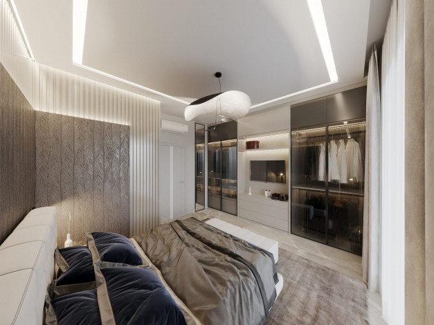 Новый проект с квартирами 1+1, 2+1 в районе Демирташ - Ракурс 23