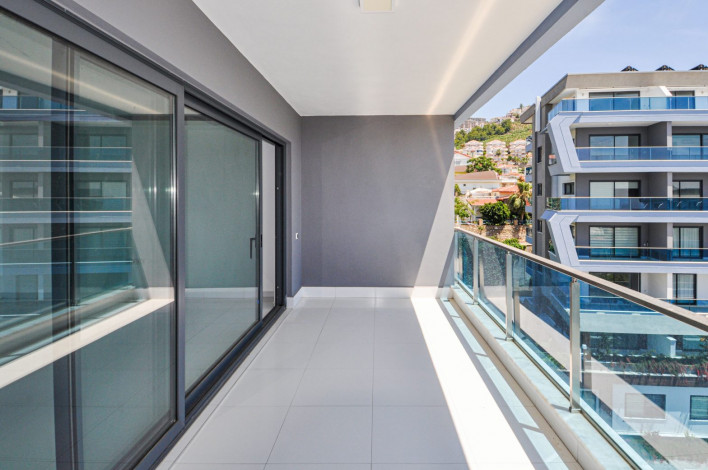 Двухуровневая квартира  планировки  2+1 в новом элитном комплексе в районе Каргыджак, Алания, 100  м2. - Ракурс 6