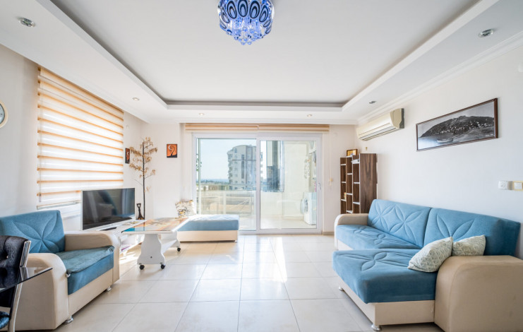 Меблированная квартира планировки 1+1, 65м2 с видом на море, Авсаллар - Ракурс 2