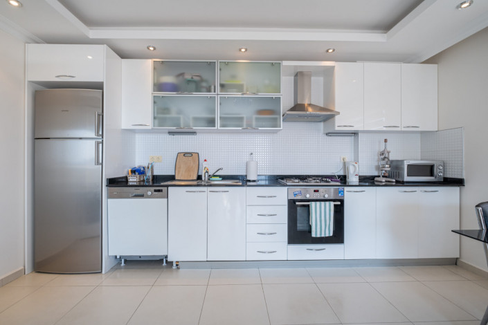 Меблированная квартира планировки 1+1, 65м2 с видом на море, Авсаллар - Ракурс 4