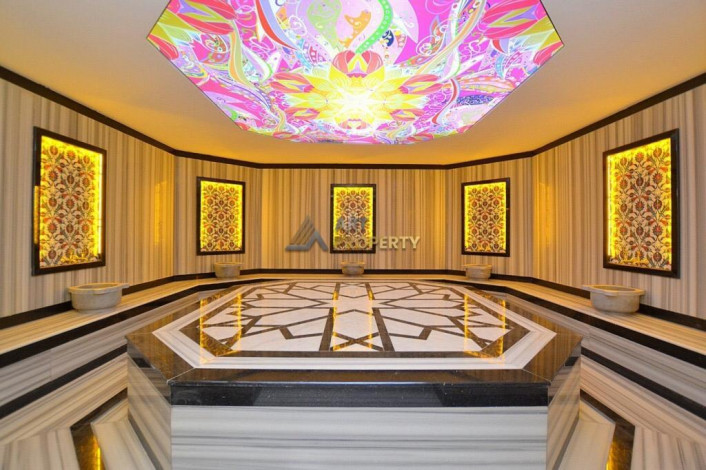 Трехкомнатная меблированная квартира в 200 метрах от моря, Каргыджак, Алания, 100 м2. - Ракурс 7