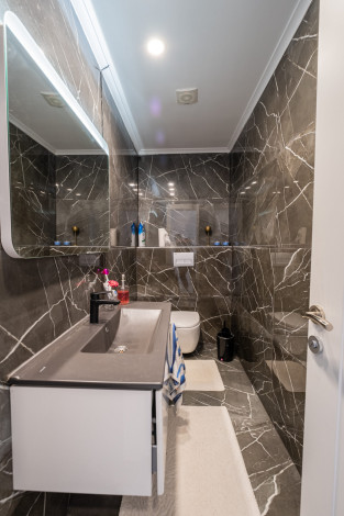 Трехэтажная вилла планировки 3+1, 370м2 в районе Каргыджак - Ракурс 10