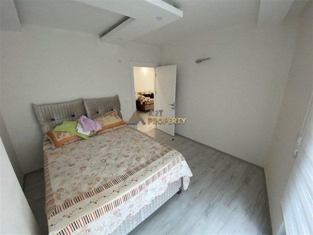 Трехкомнатная меблированная квартира в 200 метрах от моря, Каргыджак, Алания, 100 м2. - Ракурс 10