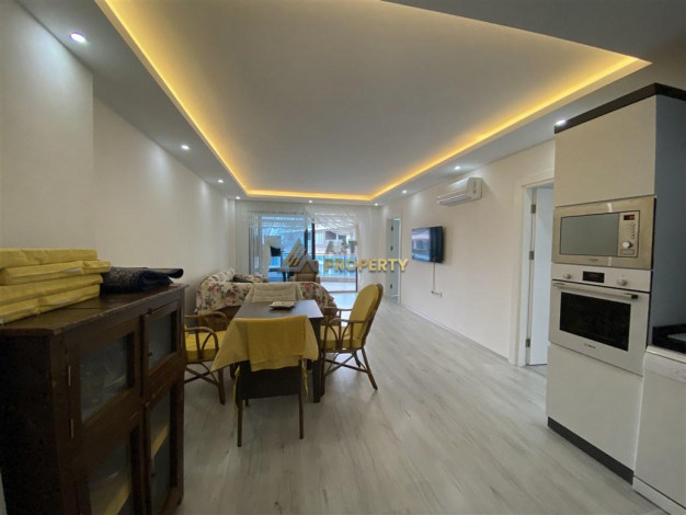 Трехкомнатная меблированная квартира в 200 метрах от моря, Каргыджак, Алания, 100 м2. - Ракурс 13