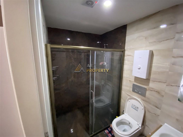 Трехкомнатная меблированная квартира в 200 метрах от моря, Каргыджак, Алания, 100 м2. - Ракурс 14