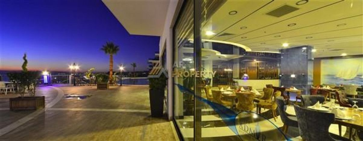 Апартаменты планировки 2+1 с видом на море в ЖК класса люкс, район Конаклы - Ракурс 4