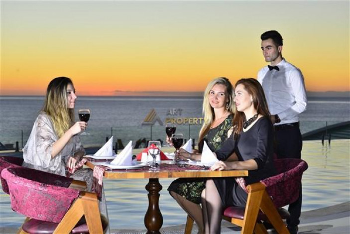 Апартаменты планировки 2+1 с видом на море в ЖК класса люкс, район Конаклы - Ракурс 5