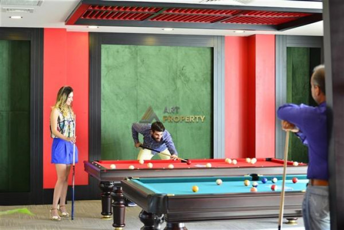 Апартаменты планировки 2+1 с видом на море в ЖК класса люкс, район Конаклы - Ракурс 9