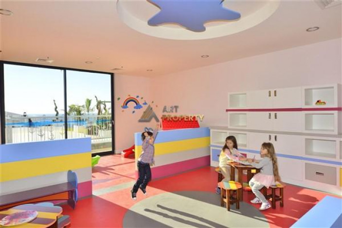 Апартаменты планировки 2+1 с видом на море в ЖК класса люкс, район Конаклы - Ракурс 12