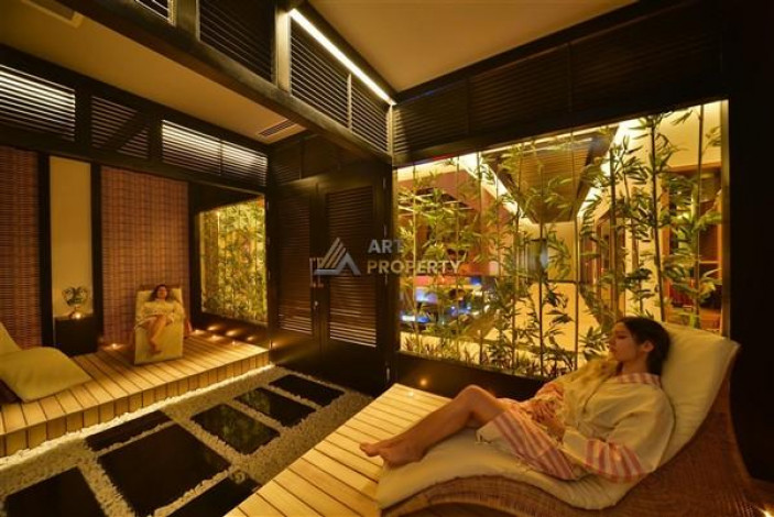 Апартаменты планировки 2+1 с видом на море в ЖК класса люкс, район Конаклы - Ракурс 28