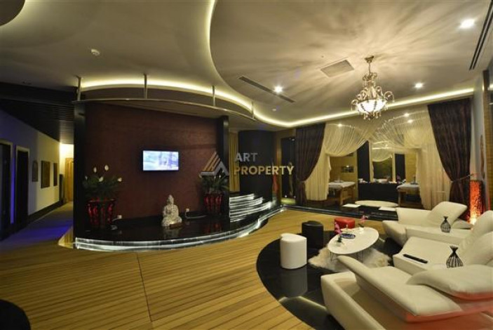 Апартаменты планировки 2+1 с видом на море в ЖК класса люкс, район Конаклы - Ракурс 39