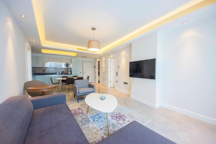 Апартаменты планировки 2+1 с видом на море в ЖК класса люкс, район Конаклы - Ракурс 43