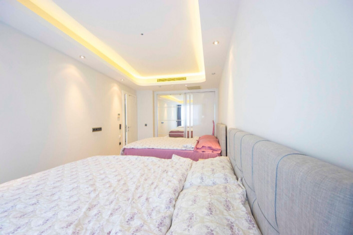 Апартаменты планировки 2+1 с видом на море в ЖК класса люкс, район Конаклы - Ракурс 51