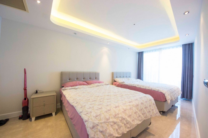 Апартаменты планировки 2+1 с видом на море в ЖК класса люкс, район Конаклы - Ракурс 52