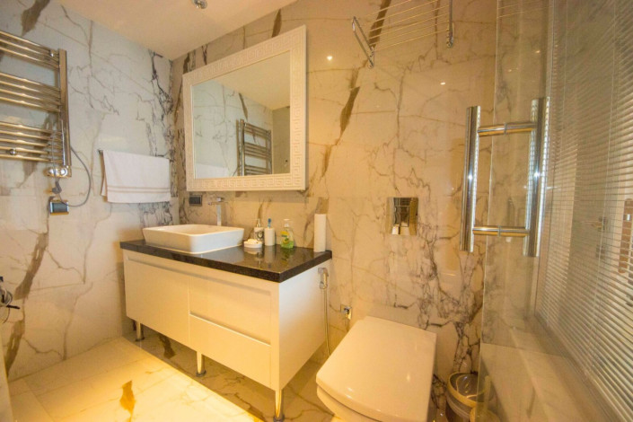 Апартаменты планировки 2+1 с видом на море в ЖК класса люкс, район Конаклы - Ракурс 55