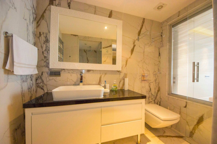 Апартаменты планировки 2+1 с видом на море в ЖК класса люкс, район Конаклы - Ракурс 57