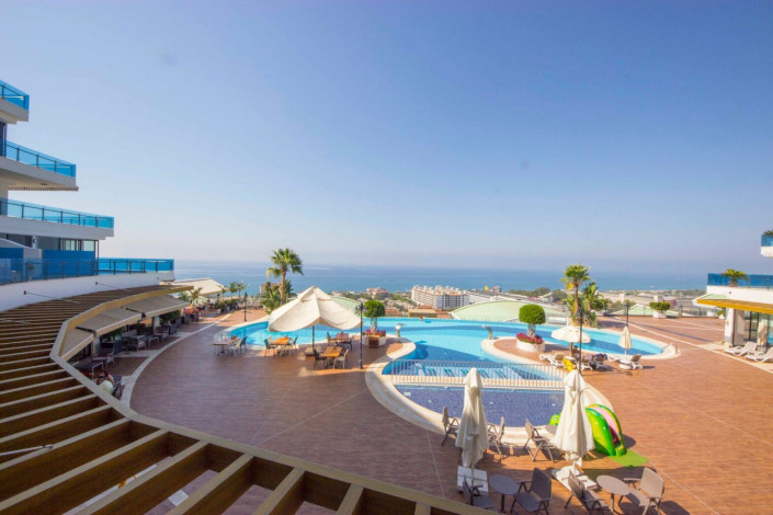 Апартаменты планировки 2+1 с видом на море в ЖК класса люкс, район Конаклы - Ракурс 64