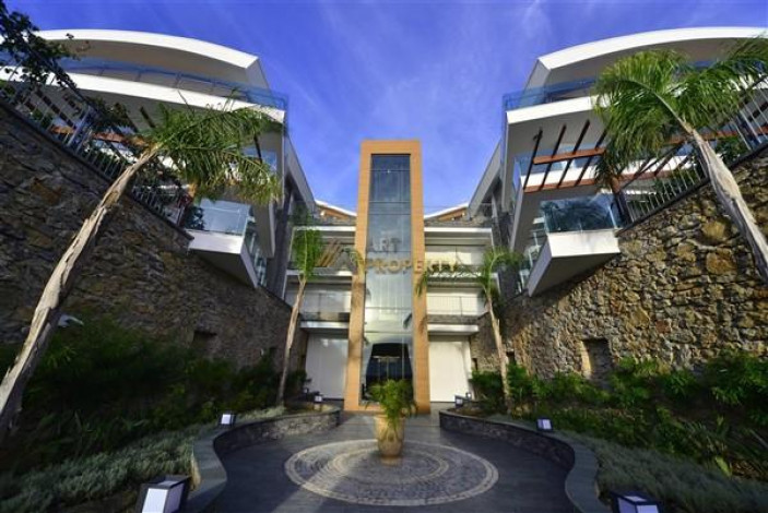 Апартаменты планировки 2+1 с видом на море в ЖК класса люкс, район Конаклы - Ракурс 70